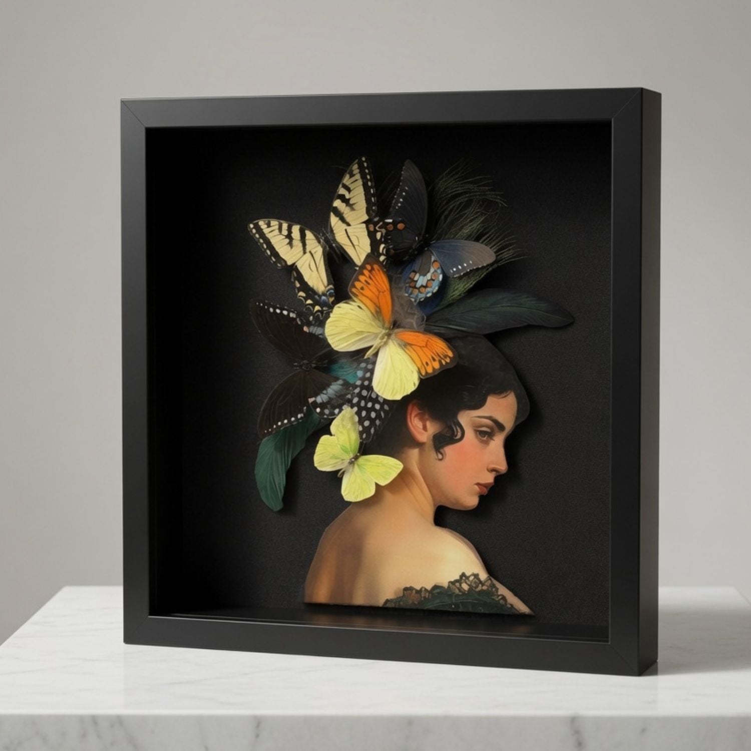 Butterfly Goddess Shadow Box