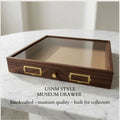 USNM Style Museum Collection Drawer | Handmade Hardwood Entomology Storage Drawer