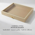 Cornell Style Museum Collection Drawer | Handmade Hardwood Entomology Storage Drawer