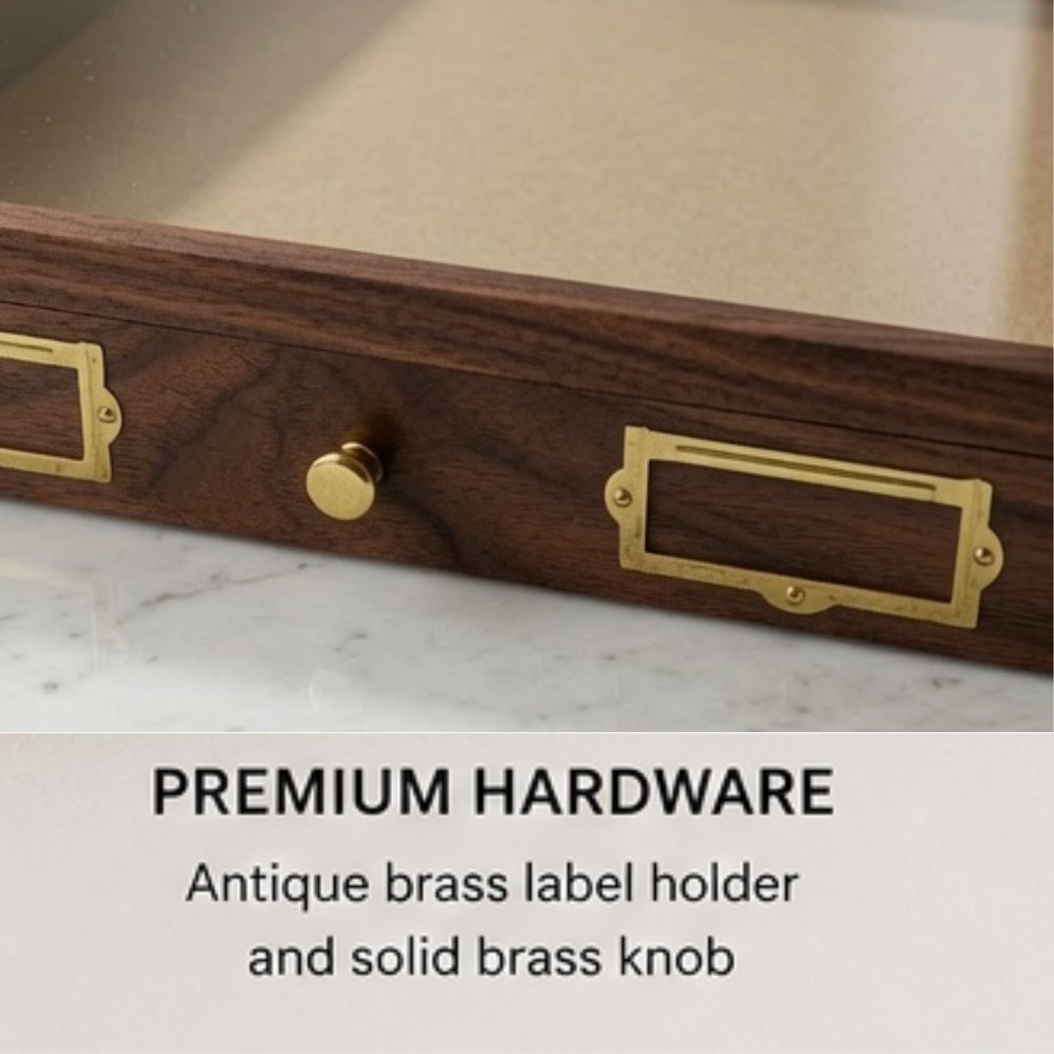 Cornell Style Museum Collection Drawer | Handmade Hardwood Entomology Storage Drawer